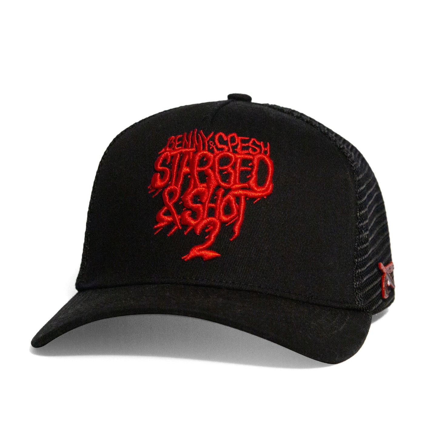 Benny & Spesh - Stabbed & Shot 2 - Hat + Logo Pin