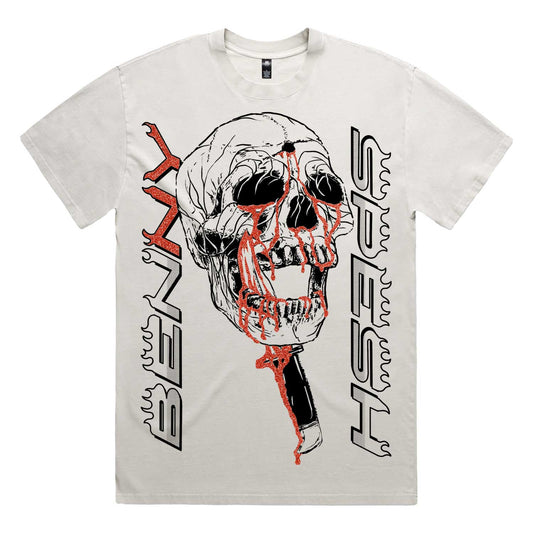 Benny & Spesh - Faded Bone Heavy Tee