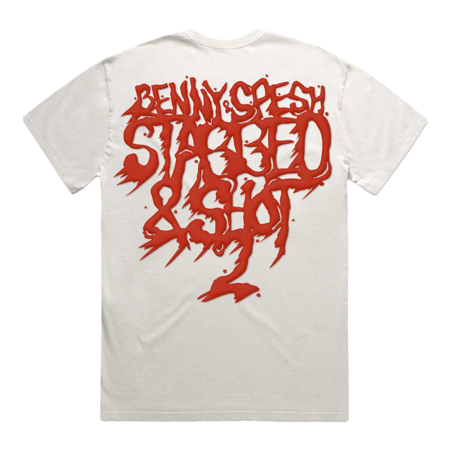 Benny & Spesh - Faded Bone Heavy Tee